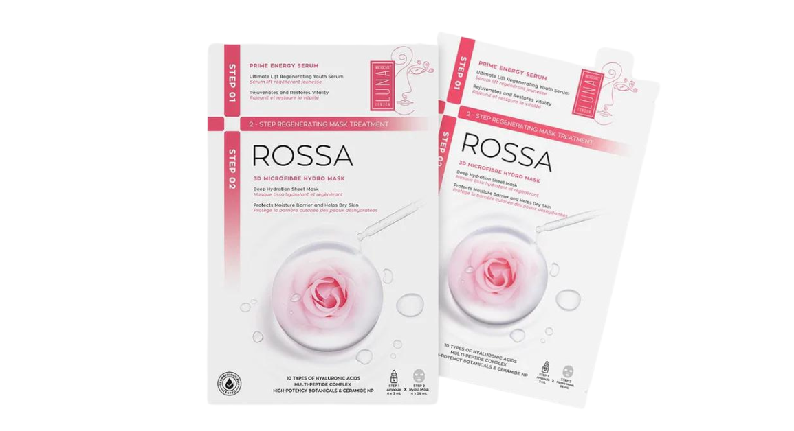 Beauty on the go with Rossa 3D Microfibre Hydro Mask